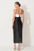 VESTIDO MIDI ELIS PRETO BRANCO - online store
