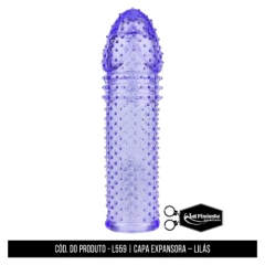 Capa Peniana Expansora 14cm La Pimienta - Lilás - Doce Libido