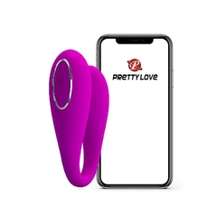 Vibrador de Casal via Bluetooth August - Pretty Love Doce Libido