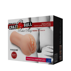 Masturbador Vagina Maggie Pocket Pussy 15,2x8,7cm - Baile Doce Libido
