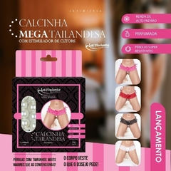 Calcinha Tailandesa Thai Panties La Pimienta - Vermelha - Doce Libido