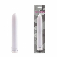 Vibrador Personal Aveludado Youvibe 16,5x2,5cm - Branco - Doce Libido