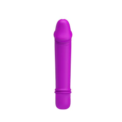 Vibrador Silicone Emily C/Glande 10 Vibrações - Pretty Love Doce Libido