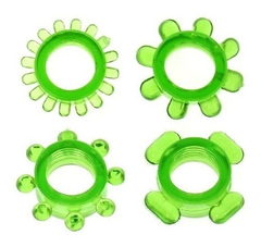 Anel Peniano Estimulante Mega Stretch - Verde