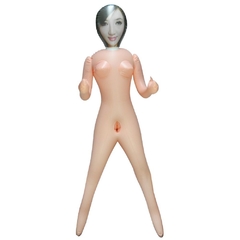 Boneca Inflável C/Rosto 5D C/Vagina e Ânus - Doce Libido