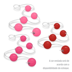 Bolinhas Tailandesas Silicone Êxtase - Tamanho M - Doce Libido