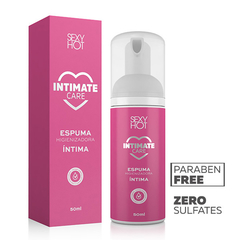 Espuma Higienizadora Intimate Care Sexy Hot 50ml - A&E - Doce Libido