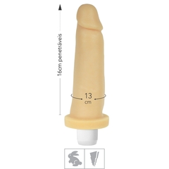 Pênis Realístico em Cyberskin c/Vibro 16x4cm Bege - Adão & Eva - Doce Libido