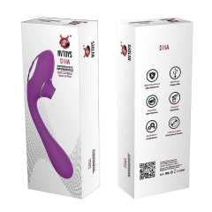 Massageador-Ponto -G-e-Clitoris-com-Pulsacao-Dina-NV-Toys - Doce Libido