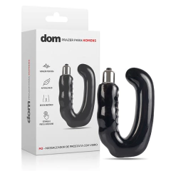 Massageador de Próstata C/Vibrador (Dom) M2 - Adão & Eva - Doce Libido