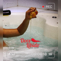 Espuma de Banho La Pimienta 110ml - Morango - Doce Libido