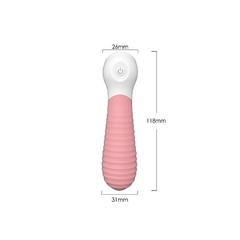 Massageador Estimulador C/9 Vibrações Recarregável Mini-2 - S-Hande - Doce Libido