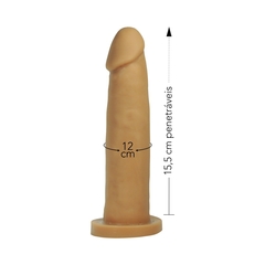 Penis-Realistico-Simples-16x3cm-Pele-Clara-Hot-Flowers-Doce Libido