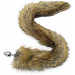 Plug de Metal Rabo de Raposa 81cm - Pequeno - Doce Libido