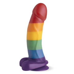 Pênis Realístico Curvo c/Ventosa Pride 19x4,5cm - Adão & Eva - Doce Libido