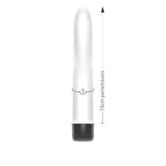 Vibrador Personal 16x2,5cm - Branco - comprar online