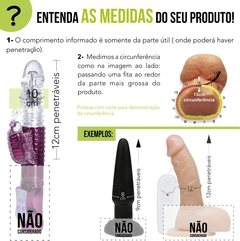 Pênis Realístico c/Vibro 17x4,5cm Bege - Sexy Fantasy - Doce Libido