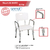 Silla de baño con posabrazos | JL736L - comprar online