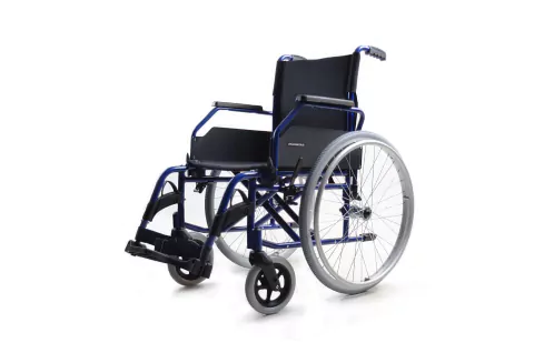 Silla De Ruedas Aluminio Reforzada 135kg Liviana YK9067