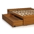 Cama de 2 plazas Ricchiezze modelo Box 140 - comprar online