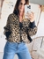 Bomber campera print súper abrigada