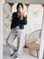 Chaqueta de hilado doble con strass importado - VP Moda