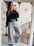 Chaqueta de hilado doble con strass importado en internet