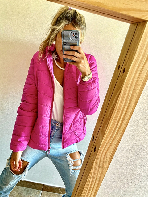 CAMPERA KENIE IMPORTADA VIOLETA ROSADO - comprar online