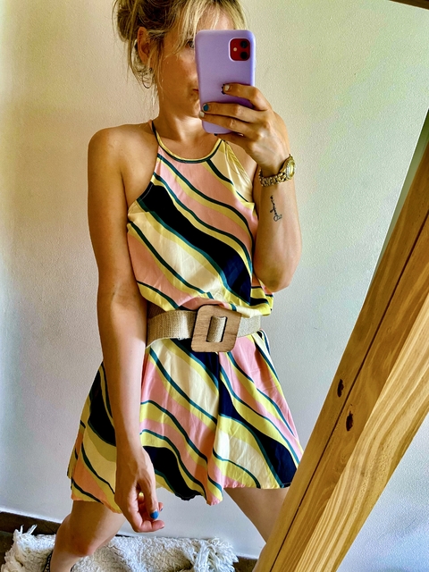 VESTIDO LAUREN RAYADO