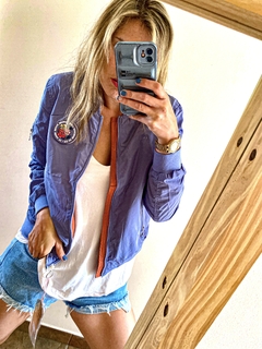 CAMPERA ESLOVENIA REVERSIBLE IMPORTADA LAVANDA CON TERRACOTA en internet