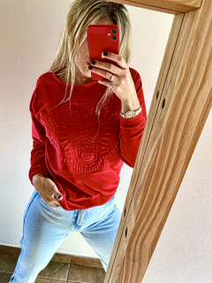 BUZO TIGER RELIEVE ROJO - tienda online