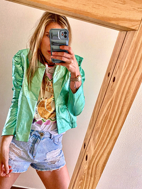 JACKET SMITH VERDE METALIZADO