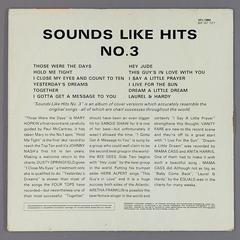 Unknown Artist – Sounds Like Hits No. 3 (1968) [importado, UK] - comprar online