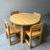 Mesa redonda extensible Leeds con 4 sillas - comprar online