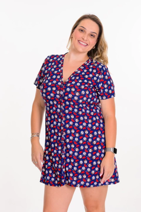 CAMISOLA LIGANETE BOTÃO MARINHO RELÓGIOS - comprar online