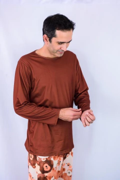 PIJAMA LONGO MASCULINO FAMÍLIA URSO na internet
