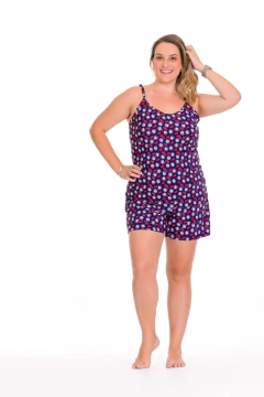 PIJAMA ALÇA LIGANETE MARINHO RELÓGIOS - comprar online