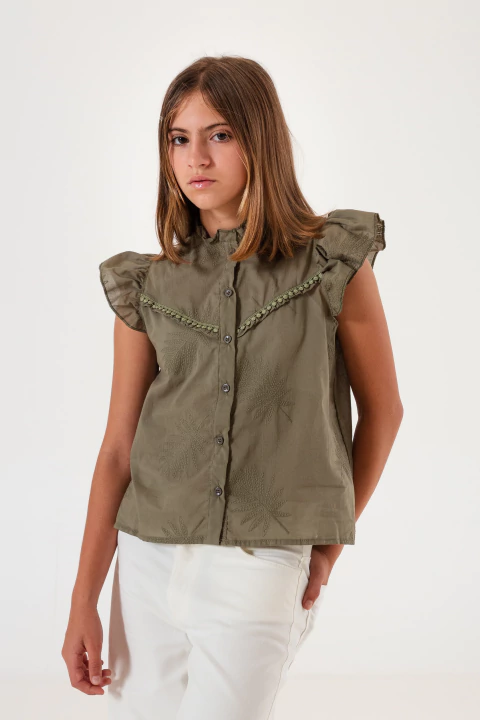 Camisa bordada MURET - comprar online