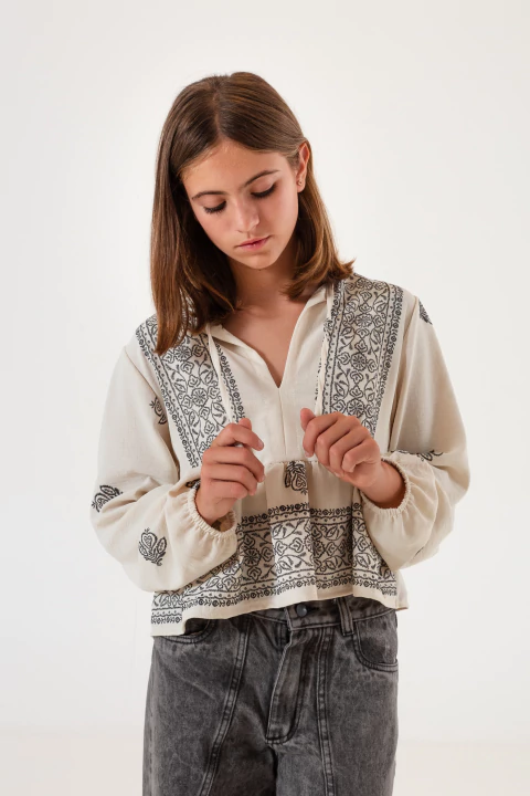 Blusa con guarda ANNIE - comprar online