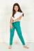Pantalon de lino con lazo Cindy