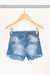 Short de jean elastizado desflecado - tienda online