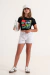 Remera Zaira estampada flores BELIEVE - Lushka Kids