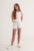 Short de lino con puntilla Wendy