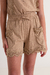 Short de lino con puntilla Wendy