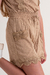 Short de lino con puntilla Wendy - comprar online