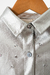 Camisa de cuero bordada piedras - tienda online
