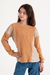 Imagen de Sweater Agostina con recortes en cuero