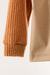 Sweater Agostina con recortes en cuero - Lushka Kids