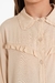 Camisa con volados Donata