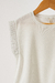 Remera de morley Margot con mangas en crochet - Lushka Kids